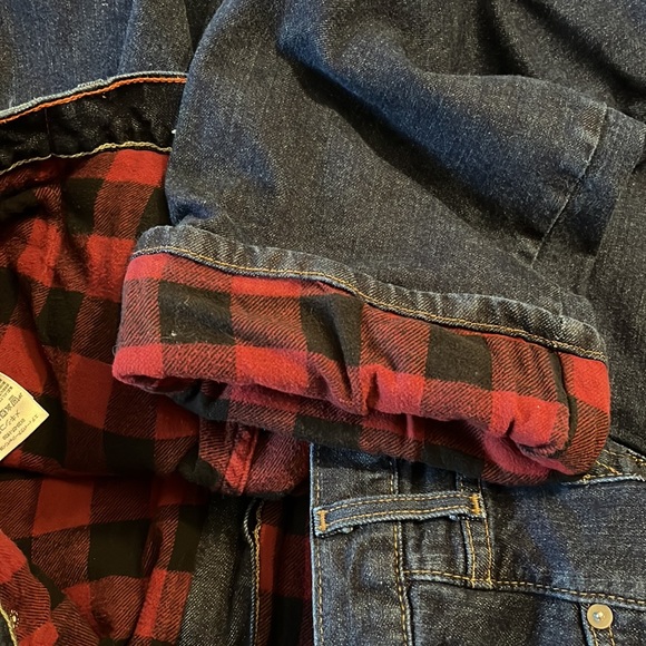 Eddie Bauer Flannel Lined Jeans - Picture 2 of 7